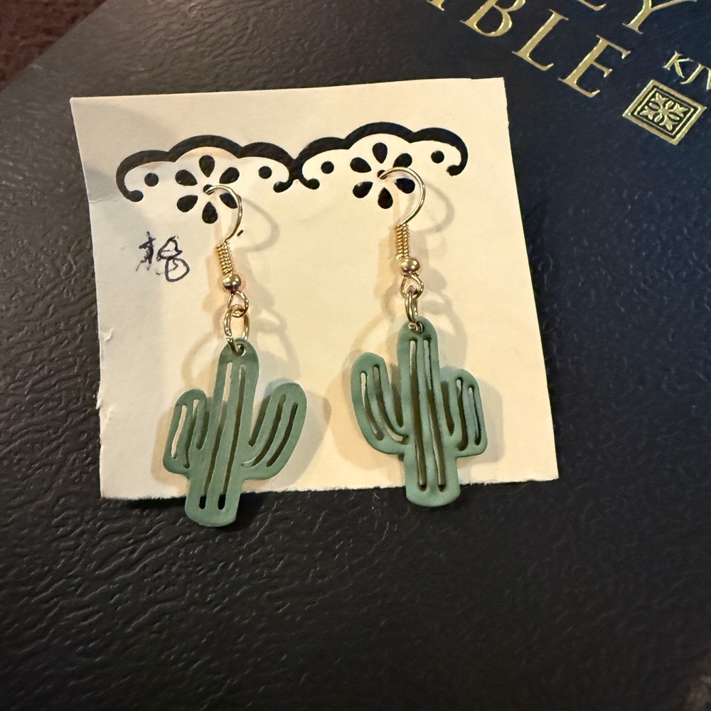 Cactus Dangle Earrings